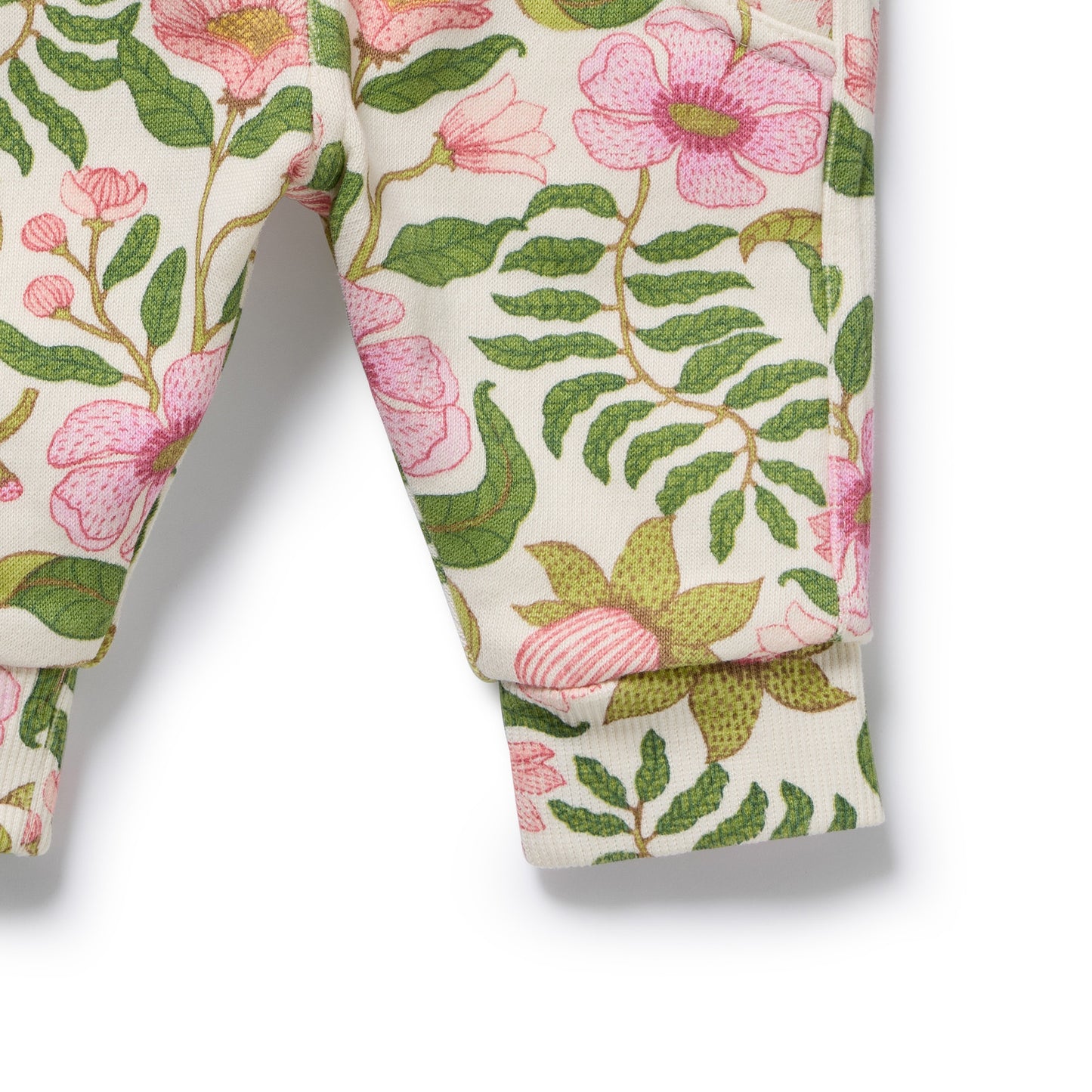 Wilson and Frenchy Girls Organic Terry Sweat Pant - Ma Fleur | Trousers | Bon Bon Tresor