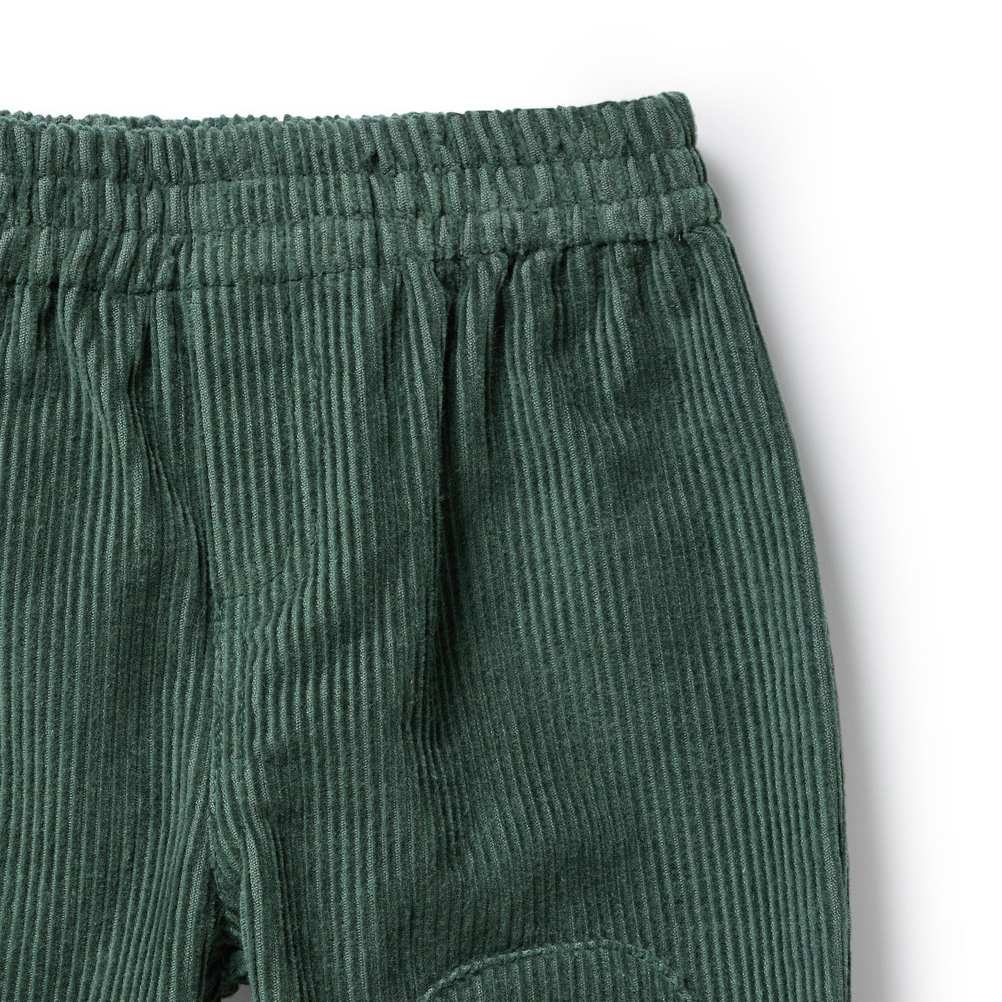 Wilson and Frenchy Organic Corduroy Pant - Moss Green | Trousers | Bon Bon Tresor