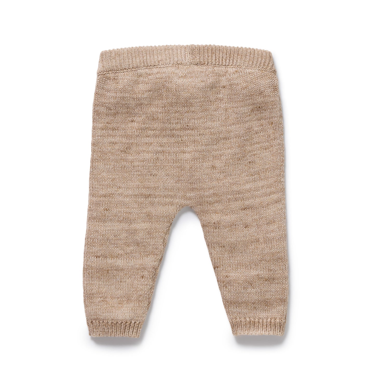 Wilson and Frenchy Baby Boy Organic Knitted Legging - Sandstone | Leggings | Bon Bon Tresor