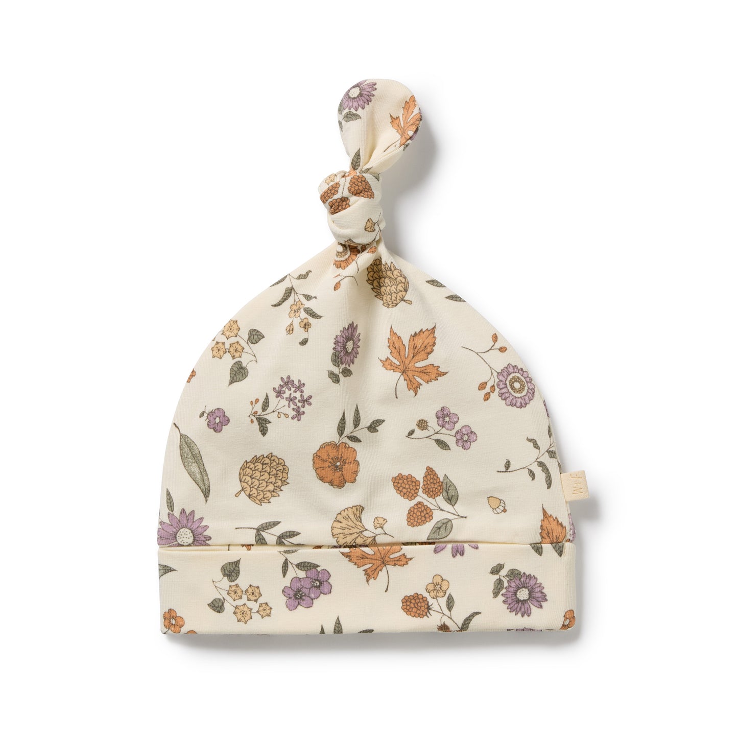 Wilson and Frenchy Baby Girls Organic Knot Hat - Maple Glow | Hats | Bon Bon Tresor