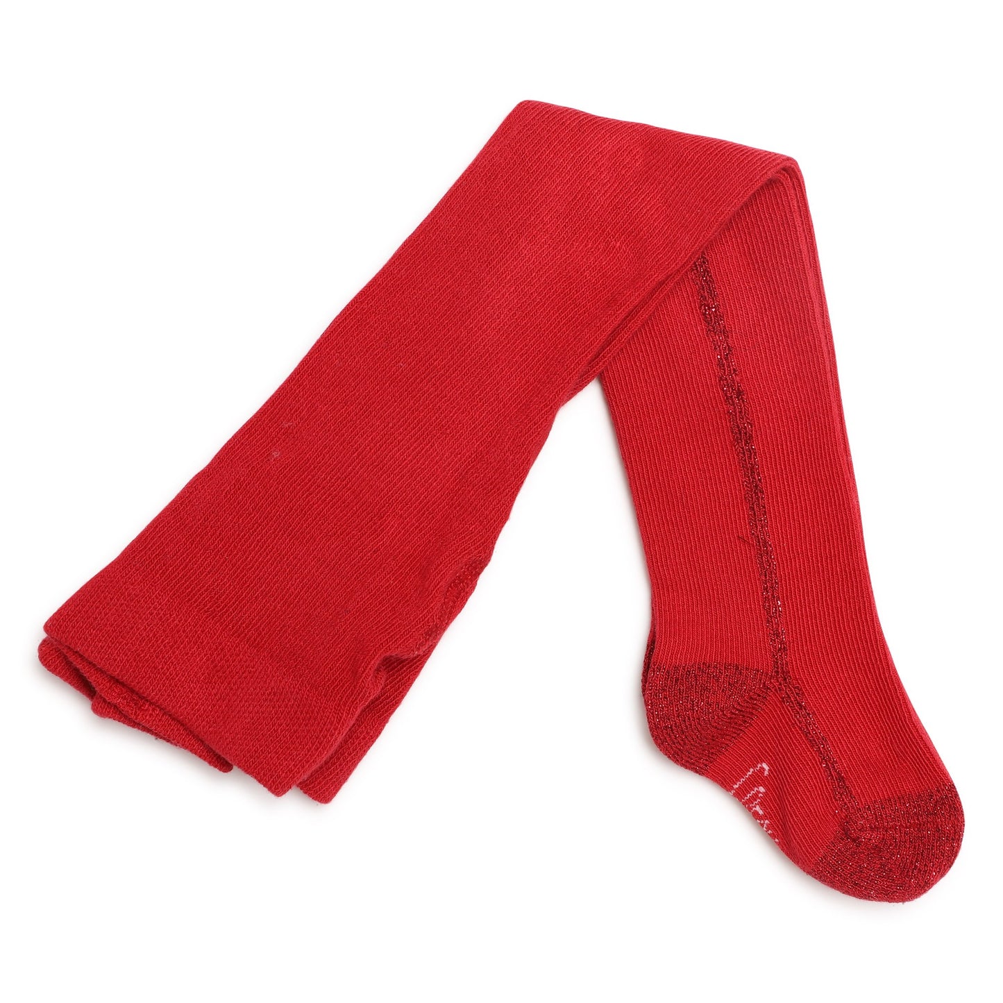 Carrement Beau Girls Red Tights | Tights | Bon Bon Tresor