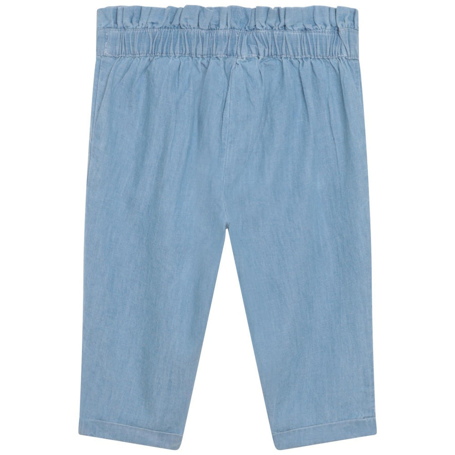 Carrement Beau Denim Frill Trousers | Pants & Shorts | Bon Bon Tresor