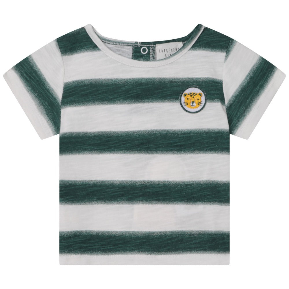 Carrement Beau Striped Slub Jersey T-Shirt | Tops & T-Shirts | Bon Bon Tresor