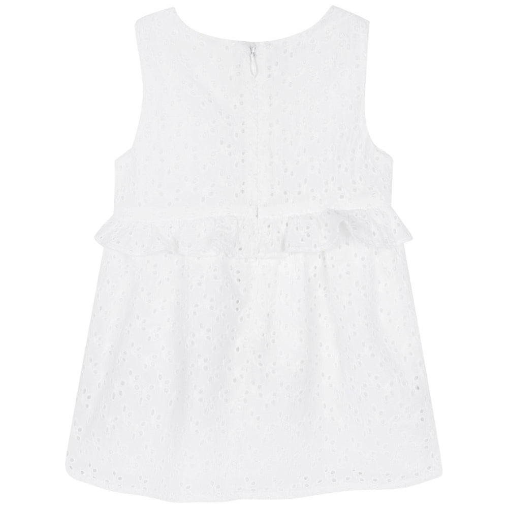 Carrement Beau White Dress and Headband Set | Dresses & Skirts | Bon Bon Tresor