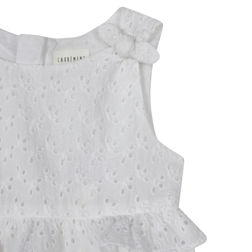 Carrement Beau White Dress and Headband Set | Dresses & Skirts | Bon Bon Tresor