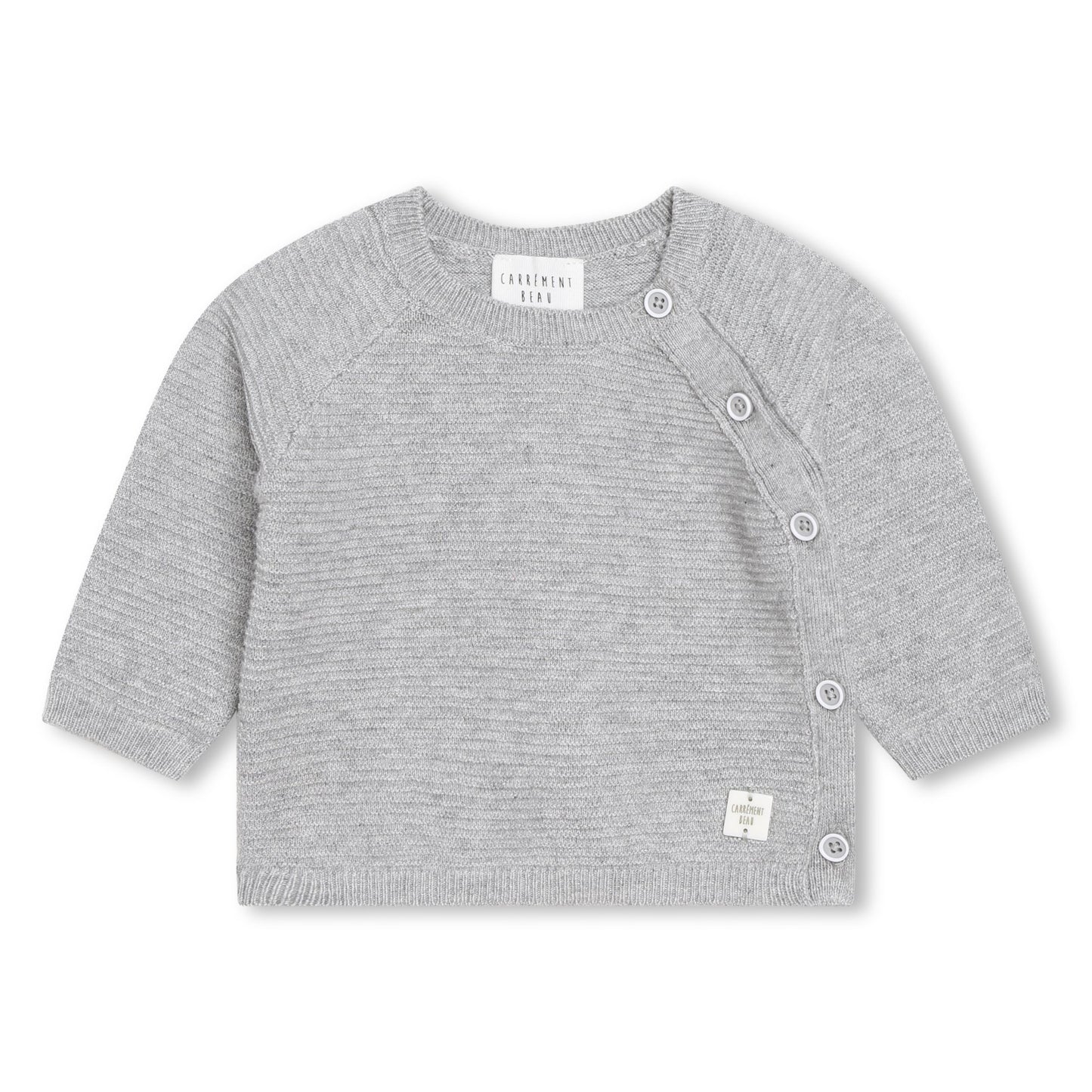 Carrement Beau Chine Grey Top and Trouser Set | Sweaters & Knitwear | Bon Bon Tresor
