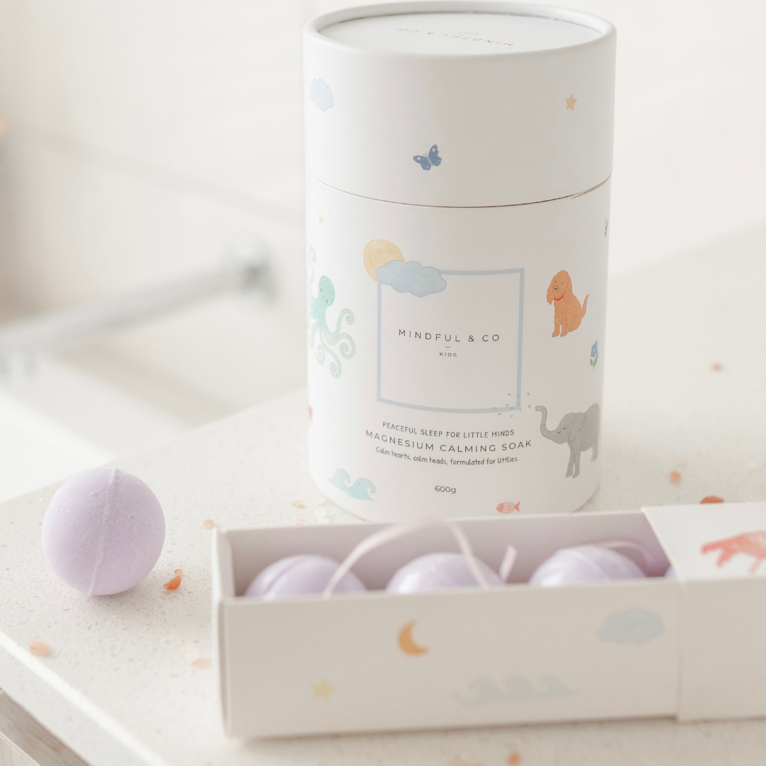 Mindful & Co Kids Sweet Dream Drops: Lavender & Magnesium Bath Bombs | Skincare | Bon Bon Tresor