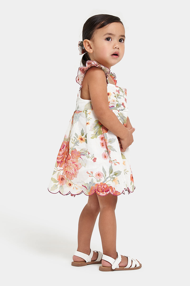 Sofia The Label Lily Dress Sunset Floral | Party Dresses | Bon Bon Tresor