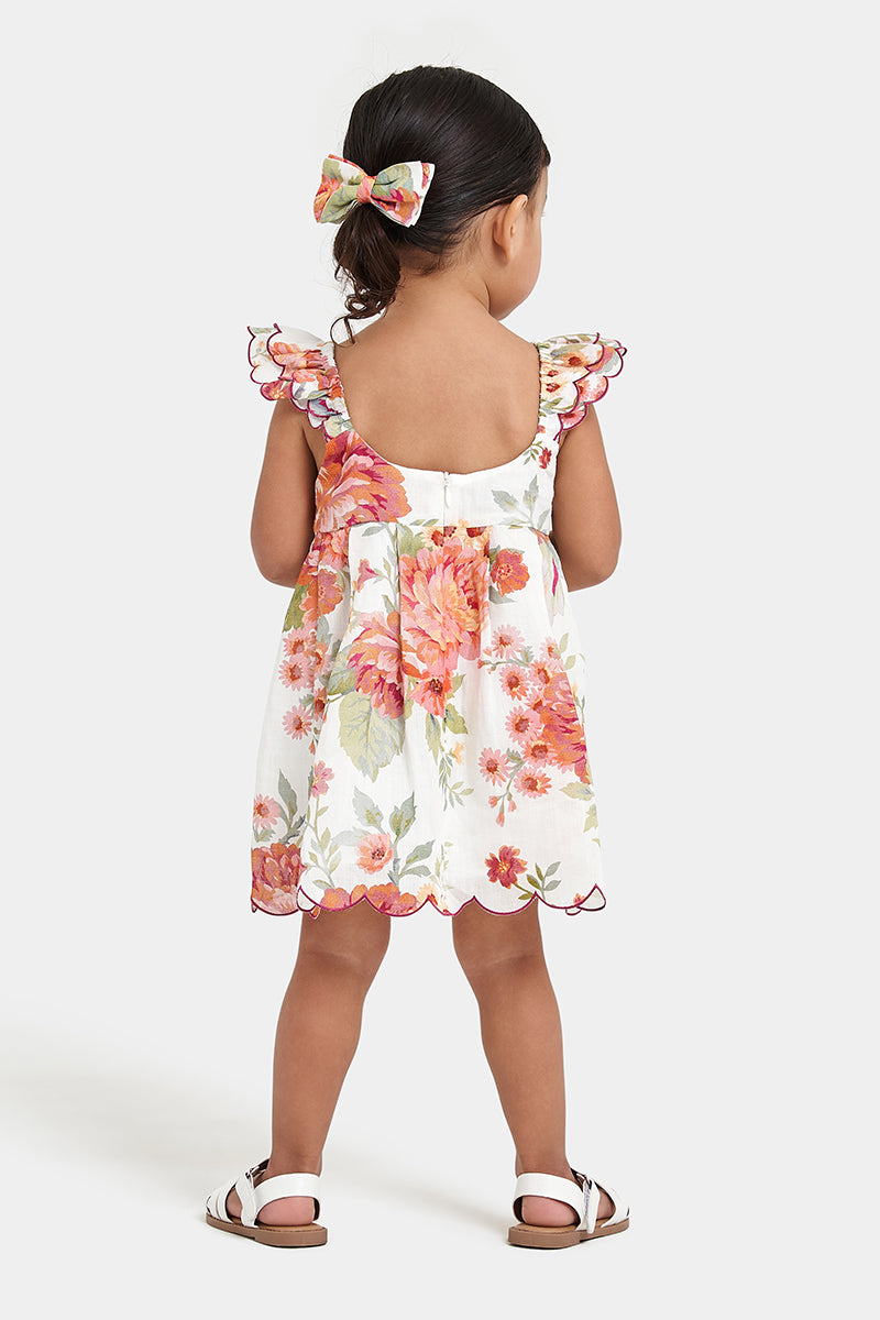 Sofia The Label Lily Dress Sunset Floral | Party Dresses | Bon Bon Tresor
