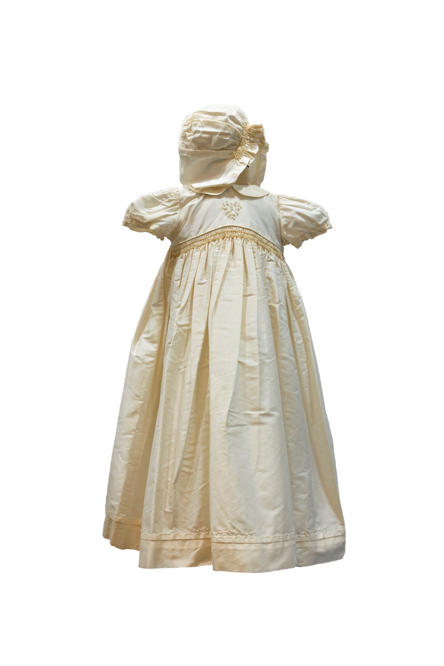 Christening - Silk Smock Long Gown | Gowns | Bon Bon Tresor