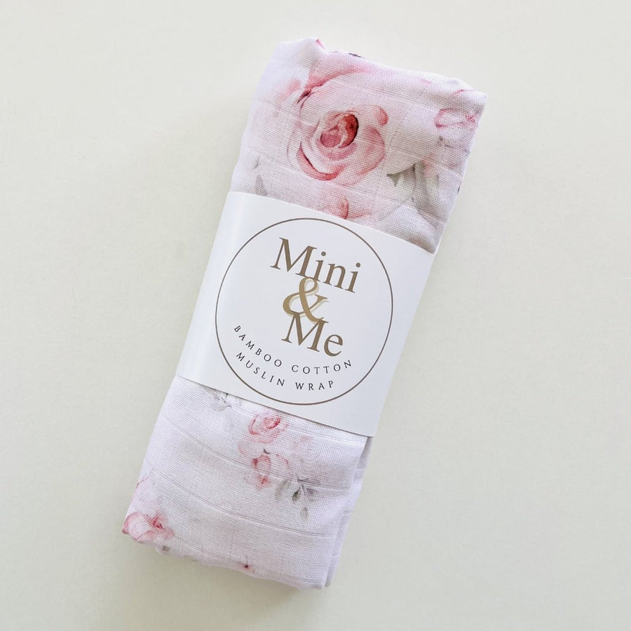 Mini & Me Bamboo Muslin Wrap Imogen | Wraps & Swaddles | Bon Bon Tresor