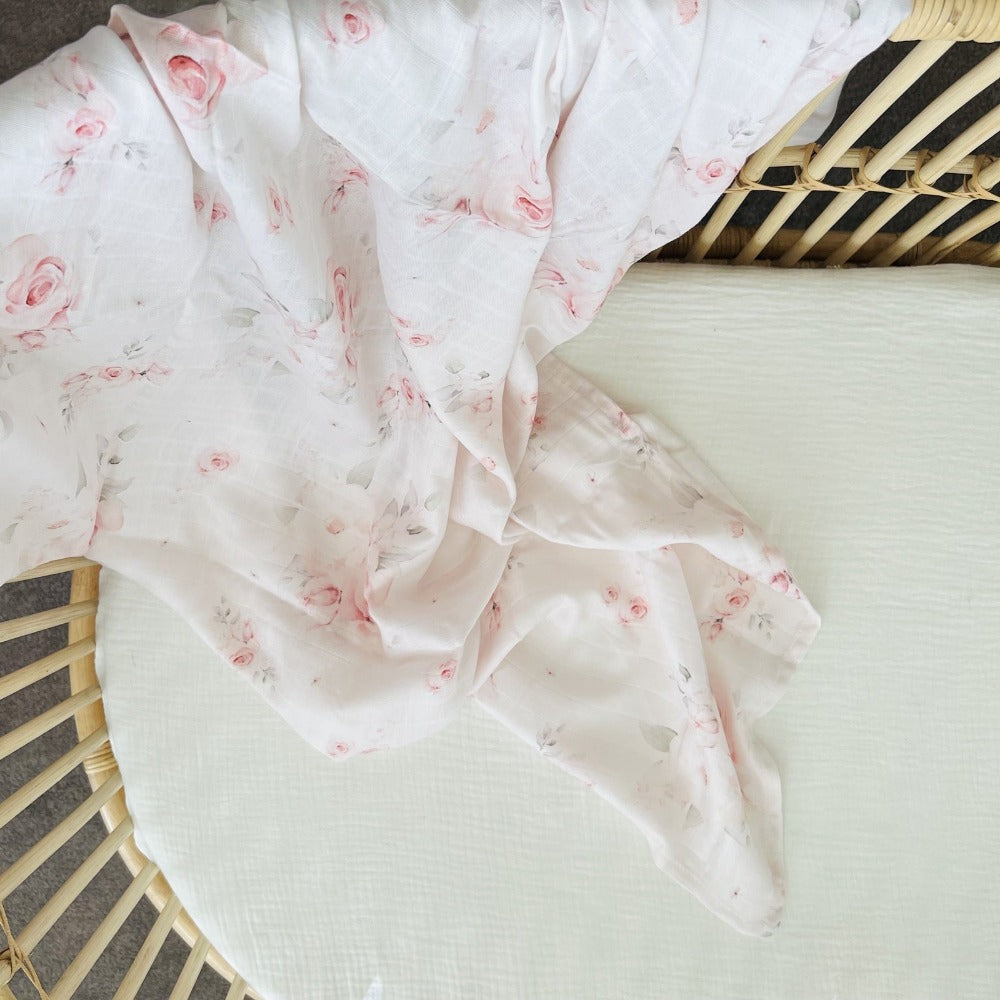 Mini & Me Bamboo Muslin Wrap Imogen | Wraps & Swaddles | Bon Bon Tresor