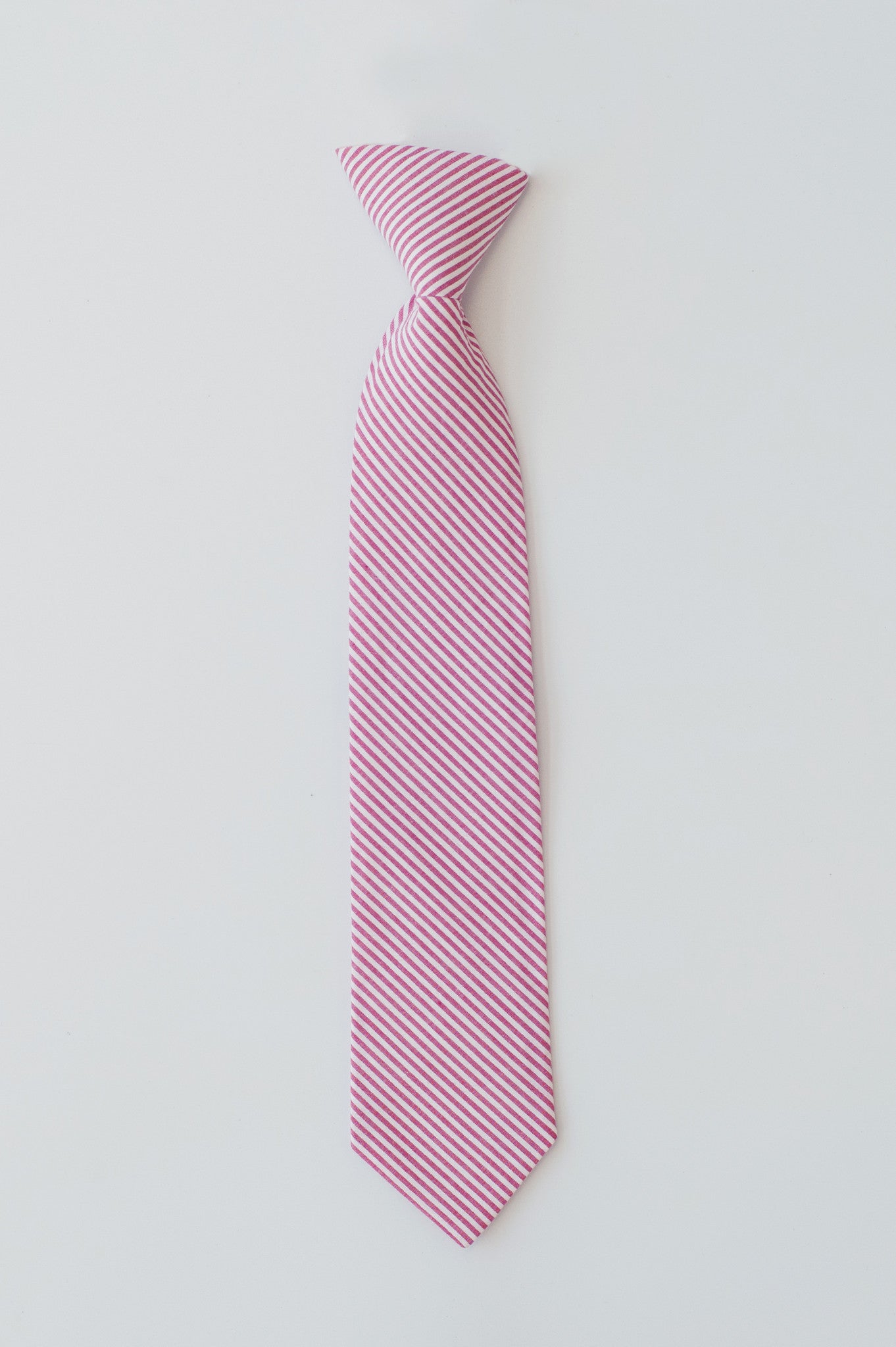 Foxy Fellow Alfie Red Stripe Neck Tie | Ties & Belts | Bon Bon Tresor