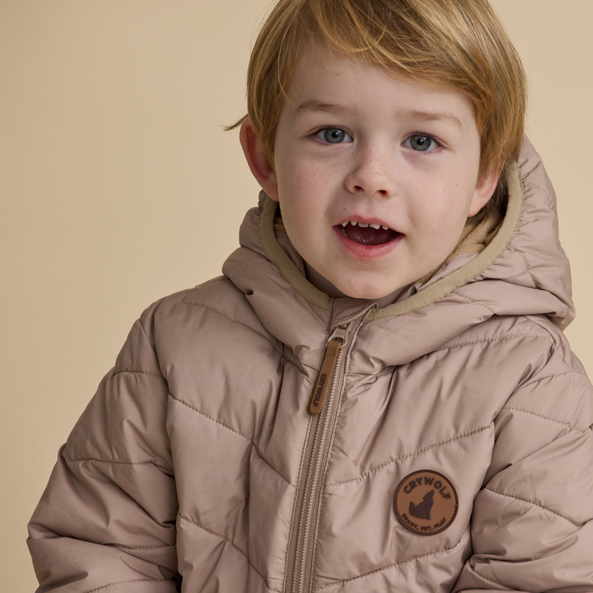 Crywolf Eco Puffer Jacket Camel | Coats & Jackets | Bon Bon Tresor