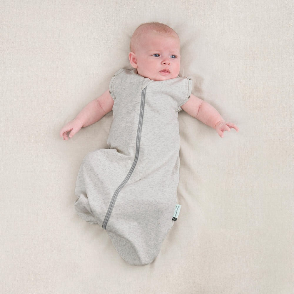 ergopouch Cocoon Swaddle Bag 0.2 Grey Marle | Wraps & Swaddles | Bon Bon Tresor