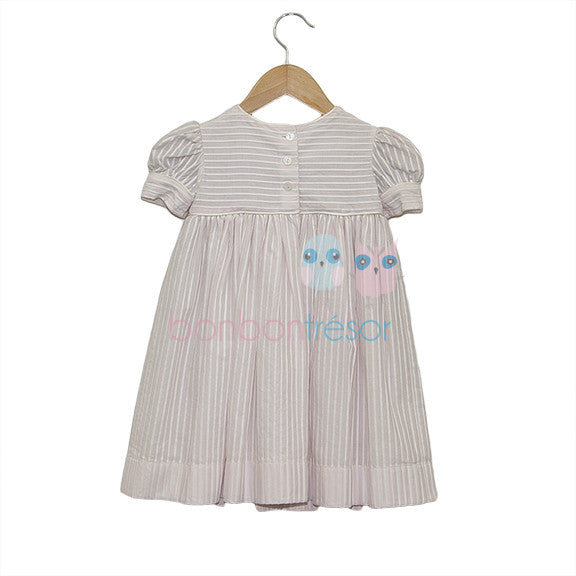 Christening - Baby Girl Pink Cotton Party Dress | Party Dresses | Bon Bon Tresor