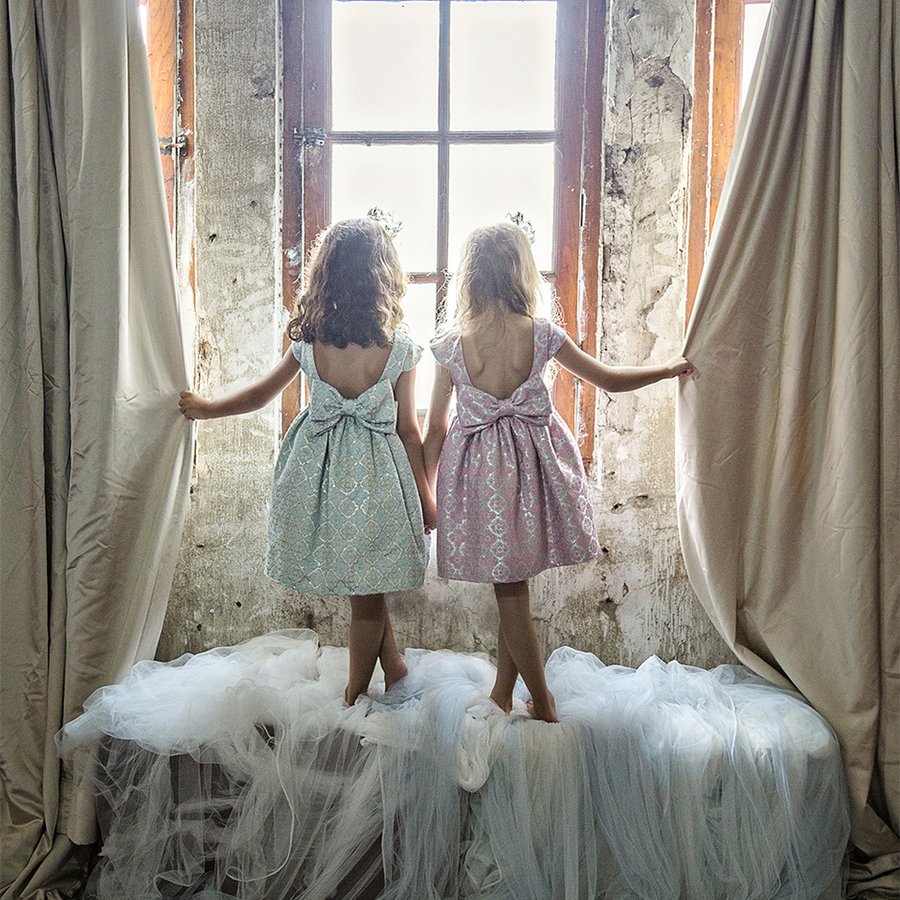 Luna Luna Pink Charmed Jacquard Dress | Party Dresses | Bon Bon Tresor
