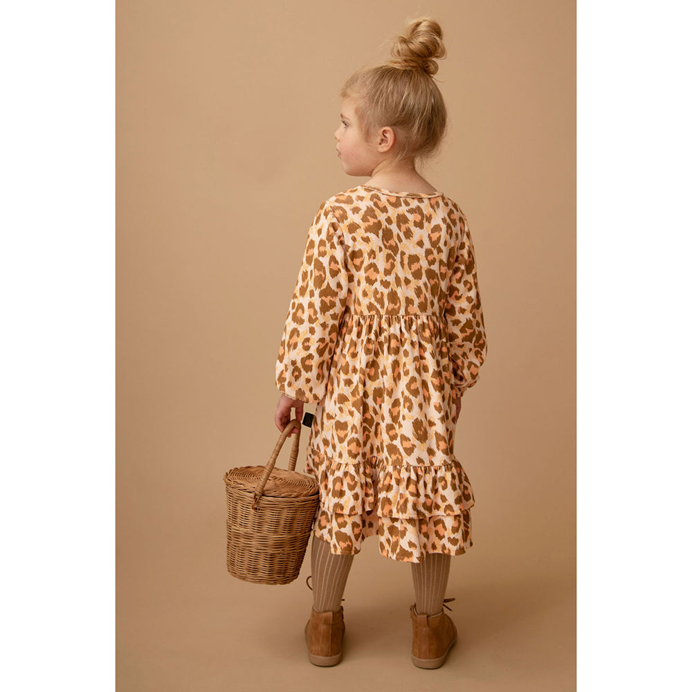 Kapow Kids Wilds Salmon Trapeze Dress | Dresses & Skirts | Bon Bon Tresor