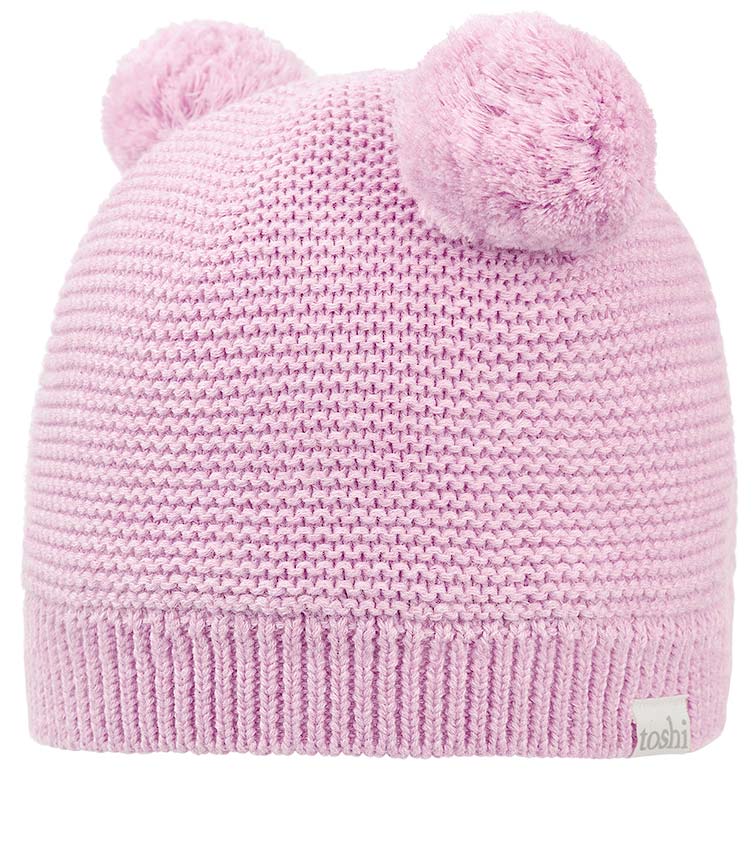 Toshi Organic Beanie Snowy Lavender | Beanie | Bon Bon Tresor