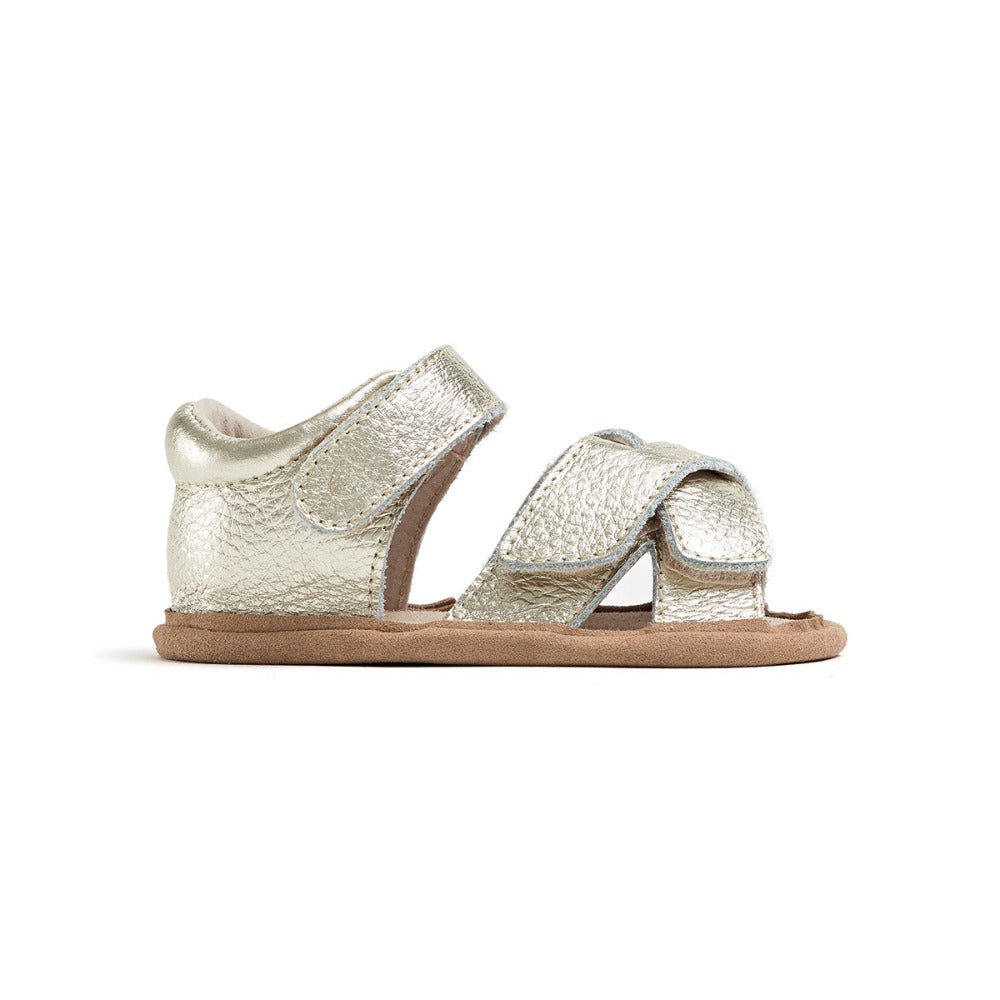 Pretty Brave Criss Cross Sandal Gold | Sandals | Bon Bon Tresor