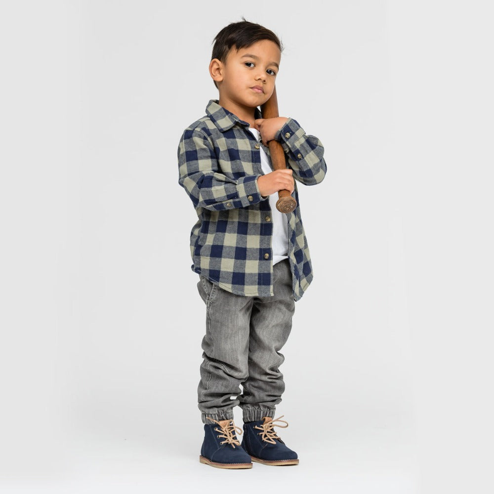 Pretty Brave Desert Boot Navy | Boots | Bon Bon Tresor
