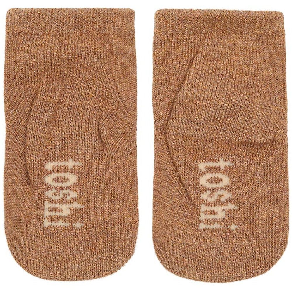 Toshi Organic Ankle Socks Dreamtime Walnut | Socks | Bon Bon Tresor