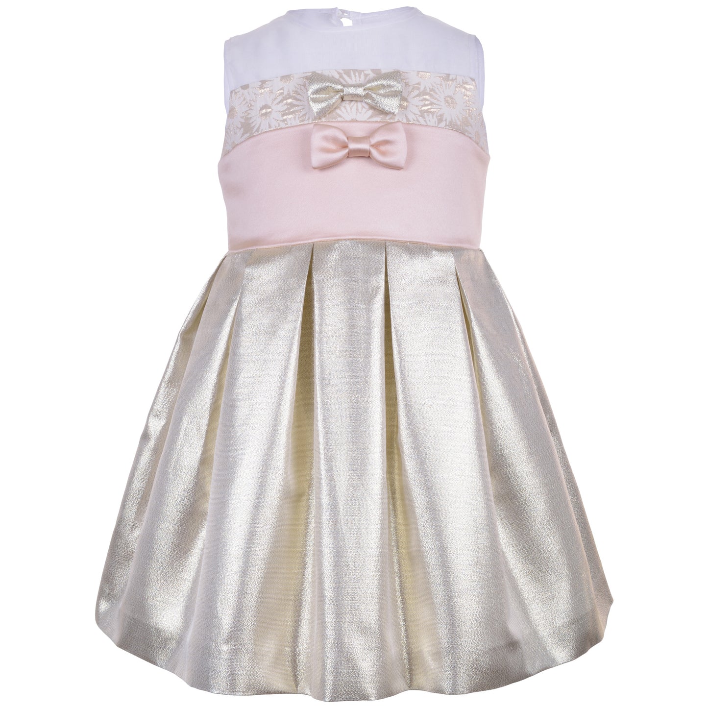 Hucklebones Metallic Gold Bodice Party Dress | Party Dresses | Bon Bon Tresor