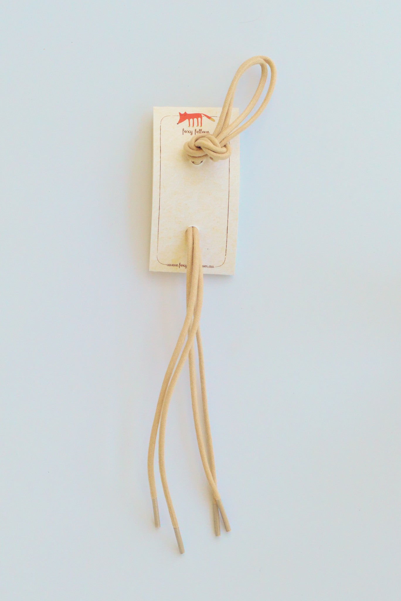Foxy Fellow Natural Shoe Laces | Shoe Lace | Bon Bon Tresor