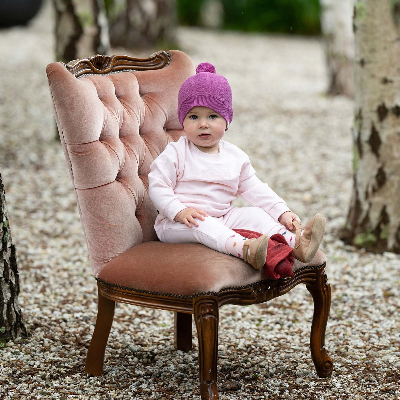 Toshi Dreamtime Organic Tackpants Pearl | Trousers | Bon Bon Tresor