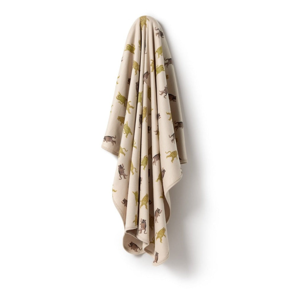 Wilson and Frenchy Organic Rib Bunny Rug Roar | Wraps & Swaddles | Bon Bon Tresor