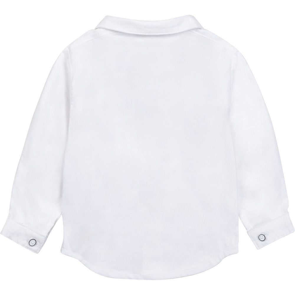 Carrement Beau White Shirt and Grey Bow Tie | Tops & T-Shirts | Bon Bon Tresor