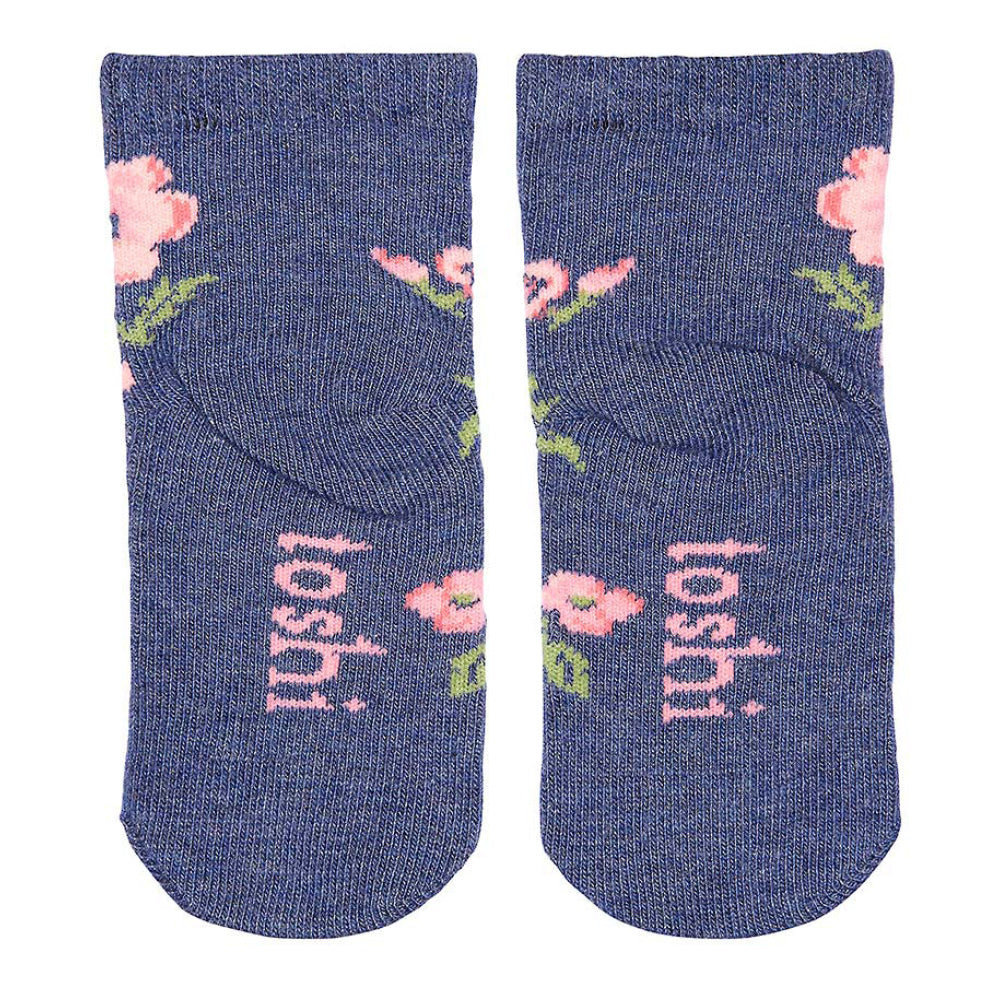 Toshi Organic Baby Socks Indigo | Socks | Bon Bon Tresor