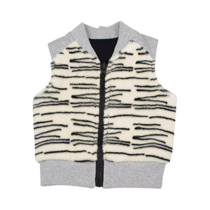 SOOKI Baby Tiger Stripe Vest | Sweaters & Knitwear | Bon Bon Tresor