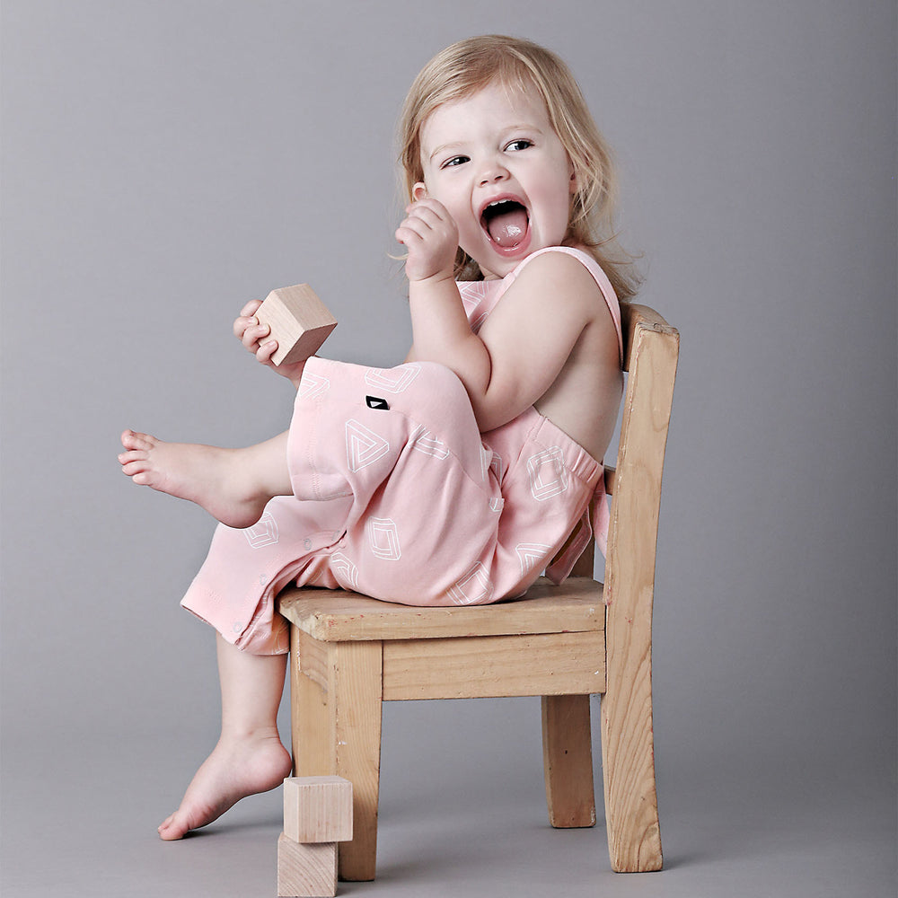 Anarkid Pink 3D Contrast Overalls | Rompers & Playsuits | Bon Bon Tresor