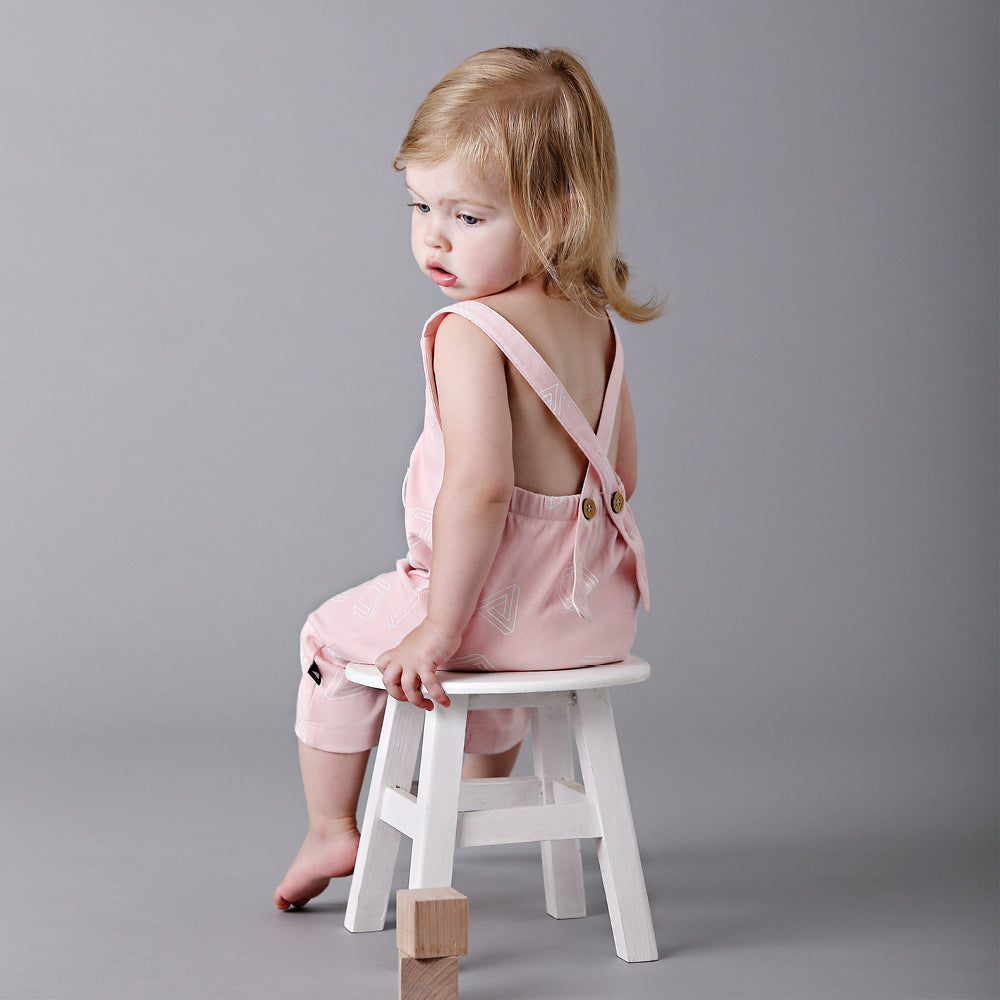 Anarkid Pink 3D Contrast Overalls | Rompers & Playsuits | Bon Bon Tresor