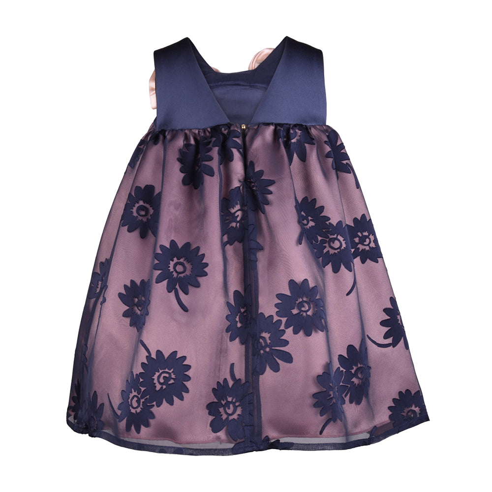 Hucklebones London Sheer Floral Trapeze Party Dress | Party Dresses | Bon Bon Tresor