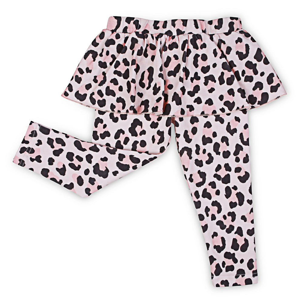 Kapow Kids Baby Girl 'Leopard Is A Natural' Ruffle Tee | Tops & T-Shirts | Bon Bon Tresor