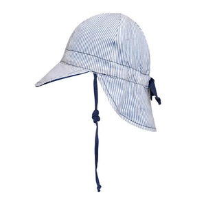 Bedhead Hats Lounger Baby Reversible Flap Sun Hat Charlie Indigo | Sun hat | Bon Bon Tresor
