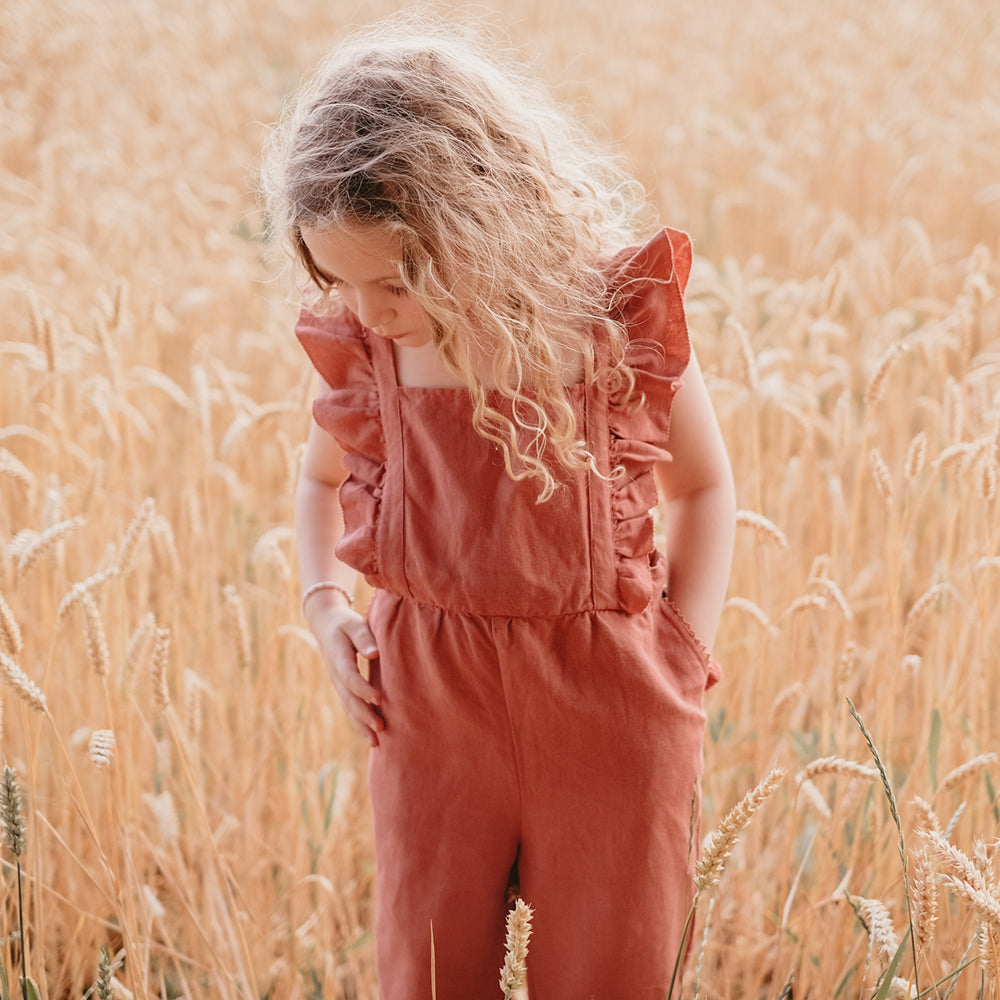 Louise Misha Girls Amishi Overalls | Rompers & Playsuits | Bon Bon Tresor