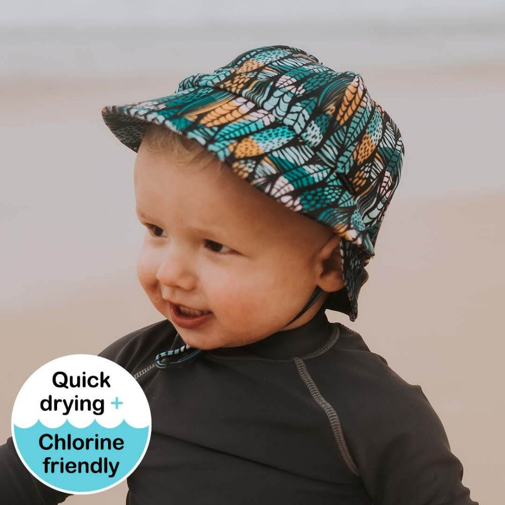 Bedhead Hats Beach Legionnaire Hat UPF50+ Surfboard Print | Swimwear | Bon Bon Tresor