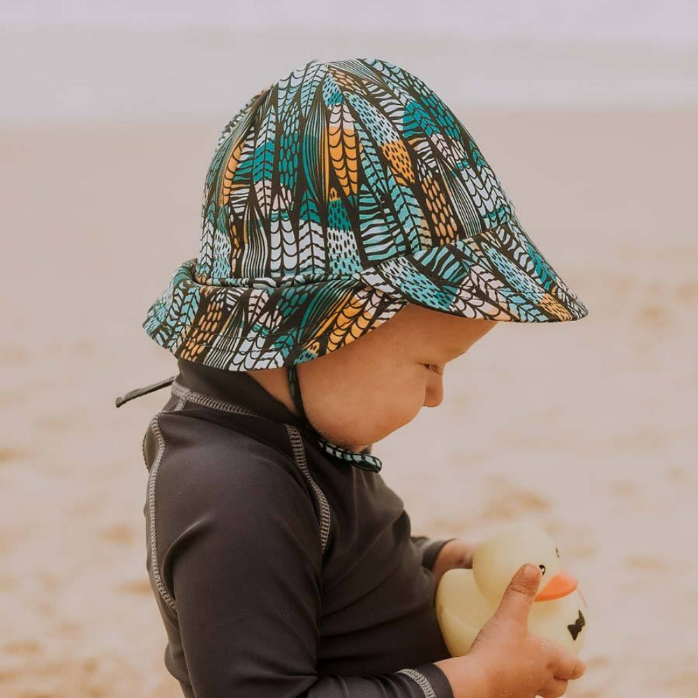 Bedhead Hats Beach Legionnaire Hat UPF50+ Surfboard Print | Swimwear | Bon Bon Tresor