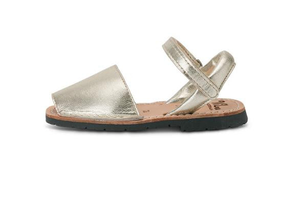 Vila Australia Metallic Gold Leather Sandal | Dress Shoes | Bon Bon Tresor