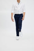 Marc Christian Kids James Pant - Blue Check | Suits & Sets | Bon Bon Tresor