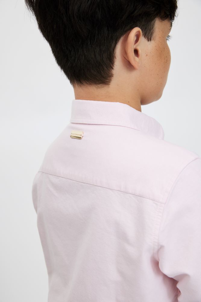 Marc Christian Kids Hampton Oxford Shirt Pink | Suits & Sets | Bon Bon Tresor