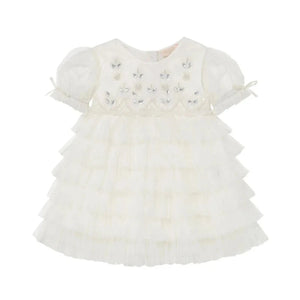 Tutu Du Monde Bebe Field Of Dreams Tulle Dress - Milk | Party Dresses | Bon Bon Tresor