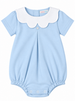 Bon Bon Tresor Baby Boy Blue Romper