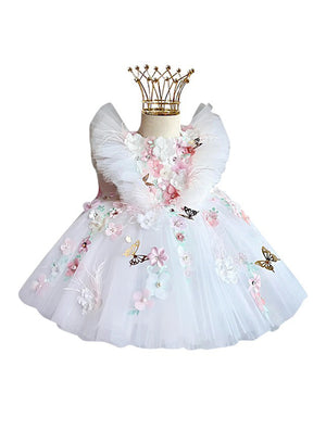 Mimi Miya Ava Butterfly Wing Tulle Dress