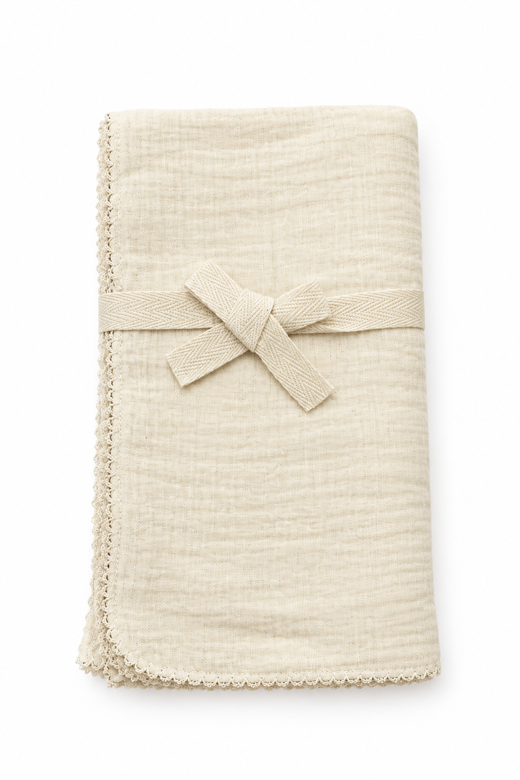 Bon Bon Tresor Baby Muslin Wrap - Ivory
