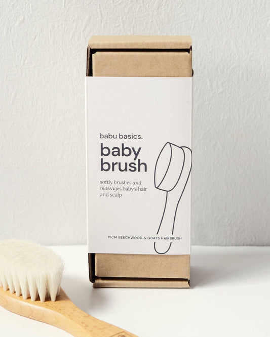 Babu Wooden Baby Hairbrush | Haircare | Bon Bon Tresor