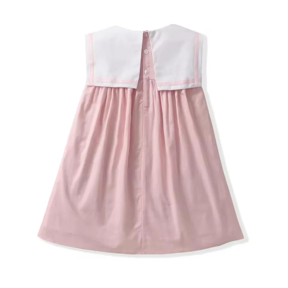 Mimi Miya Clara Linen Girls Dress